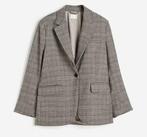 Pak HM beige/zwart ruit blazer S broek 42/44 nieuw, H&M, Kostuum of Pak, Beige, Maat 42/44 (L)