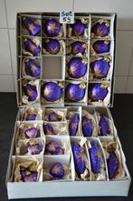 32 delige klassieke oude set glazen kerstballen set 59B, Diversen, Kerst, Ophalen of Verzenden, Zo goed als nieuw