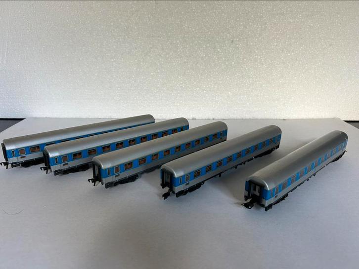 5x Fleischmann 5159 H0 Personenrijtuig (1e kl.) van de ÖBB, Hobby en Vrije tijd, Modeltreinen | H0, Zo goed als nieuw, Wagon, Gelijkstroom