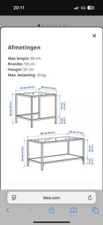 IKEA tafel, Huis en Inrichting, Tafels | Eettafels, Ophalen, Gebruikt, Rechthoekig, 50 tot 100 cm