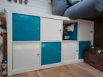 Ikea Kallax vakkenkast inclusief 8 deurtjes, Huis en Inrichting, Kasten | Lockerkasten, Ophalen, Zo goed als nieuw