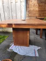 Eiken tafel 120x120, Huis en Inrichting, Tafels | Eettafels, Gebruikt, Ophalen