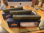Bachmann OO Gauge 3x Birdcage Coaches SR Green, Hobby en Vrije tijd, Modeltreinen | H0, Ophalen of Verzenden, Zo goed als nieuw