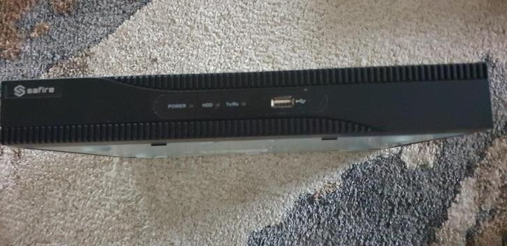 Safire NVR Recorder met Harde Schijf, Audio, Tv en Foto, Videobewaking, Gebruikt, Buitencamera, Ophalen of Verzenden