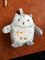 White noise witte ruis knuffel uil grofriends baby newborn, Verzenden, Zo goed als nieuw, Overige typen