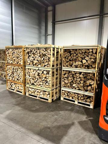 Haardhout-Essen-brandhout  ovengedroogd gestapeld beschikbaar voor biedingen