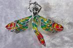 Prachtige Zilveren Tiffany Hanger / Broche - Meisje met Libe, Verzenden, Zilver, Broche