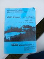 Alpen Kreuzer Prestige Handleiding & Brochure - 1990, Caravans en Kamperen, Vouwwagens, Ophalen, Tot en met 4