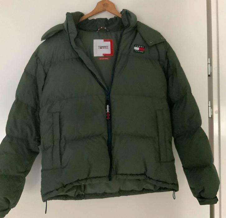 Tommy Jeans - Heren Jas winter Alaska Puffer Jacket, Kleding | Heren, Jassen | Winter, Zo goed als nieuw, Maat 48/50 (M), Groen