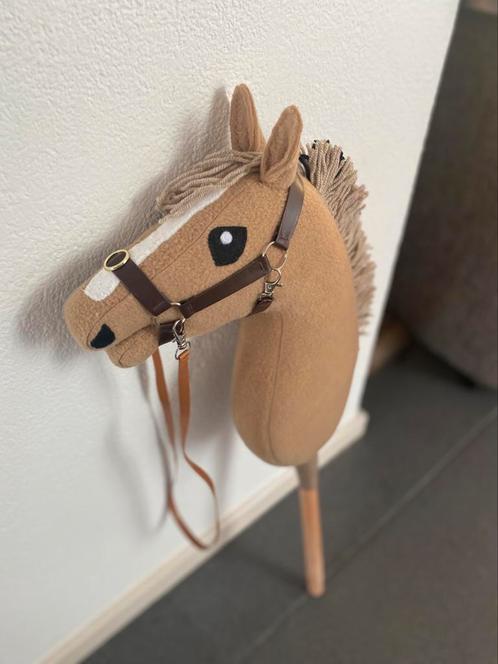 Gave fjord stokpaard hobbyhorse. Halster, touw en stok!, Kinderen en Baby's, Speelgoed | Knuffels en Pluche, Nieuw, Paard, Ophalen of Verzenden