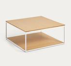 Kave Home Yoana salontafel, Ophalen, Japandi, 50 tot 100 cm, Vierkant