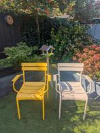 Fermob Luxembourg stoel met armleuningen prijs per stuk, Tuin en Terras, Ophalen, Zo goed als nieuw, Aluminium, Stapelbaar