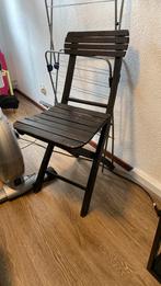 Leuk inklapbaar oud stoeltje, Ophalen of Verzenden, Gebruikt, Teakhout, Inklapbaar