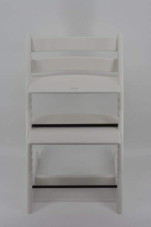 Stokke Tripp Trapp Wit- Refurbished nieuw model, Kinderen en Baby's, Kinderstoelen, Zo goed als nieuw, Meegroeistoel, Aanschuifbaar