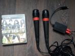 2x Singstar Microfoons + Disney Sing It (PS3), Ophalen of Verzenden, Zo goed als nieuw, Microfoon, PlayStation 2