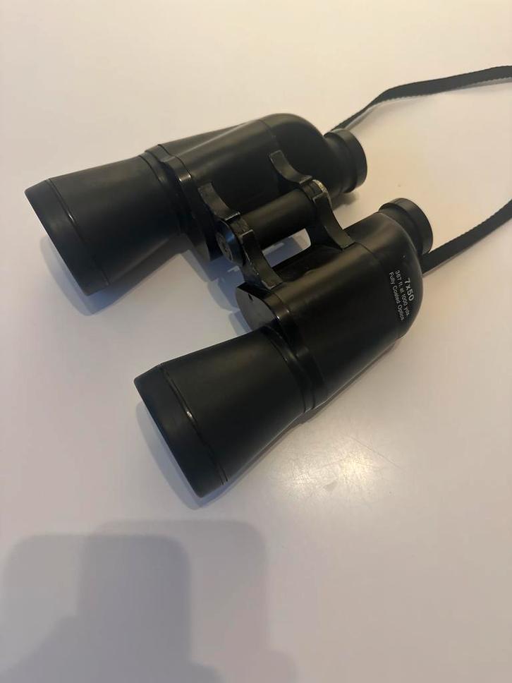 Verrekijker plastimo 7x50 - Goed zicht!, Audio, Tv en Foto, Optische apparatuur | Verrekijkers, Gebruikt, Porro (met knik), Minder dan 8x