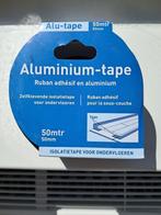 Aluminium tape tbv ondervloer 50m, Doe-het-zelf en Verbouw, Isolatie en Afdichting, Ophalen of Verzenden, Nieuw, Overige materialen