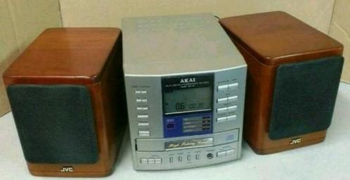 Akai stereo set met cd qx-20 + jvc speakers  sp-ux2000grd, Audio, Tv en Foto, Stereo-sets, Gebruikt, Akai, Ophalen of Verzenden