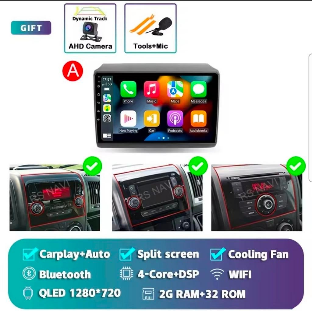 Autoradio met CarPlay en Android Auto, Ophalen of Verzenden, Nieuw
