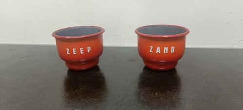 zeep en zandpotje emaille, Antiek en Kunst, Antiek | Emaille, Ophalen of Verzenden