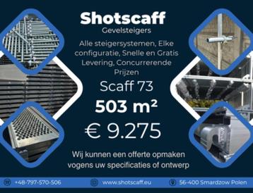 Gegalvaniseerde stalen steiger | 503 m² | TOPPRIJS beschikbaar voor biedingen