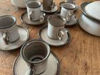 Vintage servies - Potterie Driehoek Huizen - Amsterdam grijs, Ophalen of Verzenden