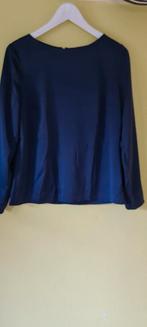 Ladress La Dress by Simone blauwe top blouse longsleeve mt S, Blauw, Ophalen of Verzenden, Zo goed als nieuw, Maat 36 (S)