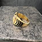 14k gouden ring heren massief paard model nieuw, Ophalen of Verzenden