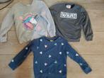 Primark unicorn / Cars grijze trui / Name it blauw 110/116, Gebruikt, Meisje, Trui of Vest, Ophalen of Verzenden