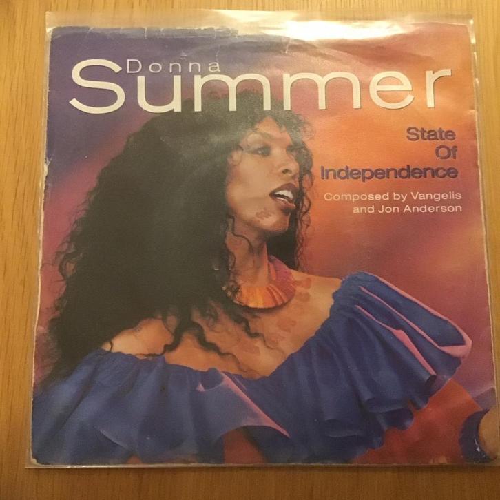 Donna Summer - State of independence, Cd's en Dvd's, Vinyl Singles, Gebruikt, Single, Ophalen of Verzenden