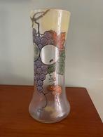 Antieke glazen vaas van JEM leerling van Legras., Antiek en Kunst, Ophalen of Verzenden