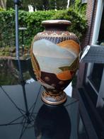 Satsuma vaas, Ophalen of Verzenden, Zo goed als nieuw, Glas, Minder dan 50 cm