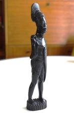 Afrikaans Mangbetu beeld – vintage houtsnijwerk uit Congo, Ophalen of Verzenden