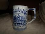 VINTAGE DELFTS BLUE keramiek heineken ronde bierpul met oor, Antiek en Kunst, Verzenden