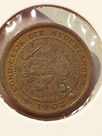 Halve cent 1903 (03) beschikbaar voor biedingen