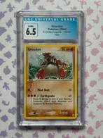 Pokémon EX Hidden Legends Groudon Holo 102 CGC 6.5 EX/NM+, Ophalen of Verzenden, Nieuw, Losse kaart