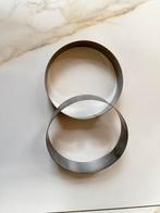 Professionele RvS taartring 18 cm, Ophalen of Verzenden, Zo goed als nieuw, Taarten, Bakvorm