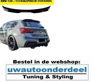 Dakspoiler Extention Carbon look Voor Bmw 1 Serie F20 F21 beschikbaar voor biedingen