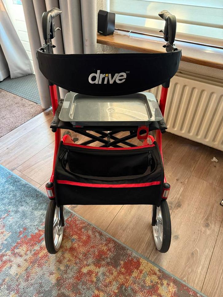 Drive Nitro softwielen lichtgewicht Rood, Diversen, Rollators, Lichtgewicht, Ophalen of Verzenden