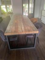 Complete eettafel met stoelen en bank, Huis en Inrichting, Ophalen, 200 cm of meer, Zo goed als nieuw, Vijf personen of meer