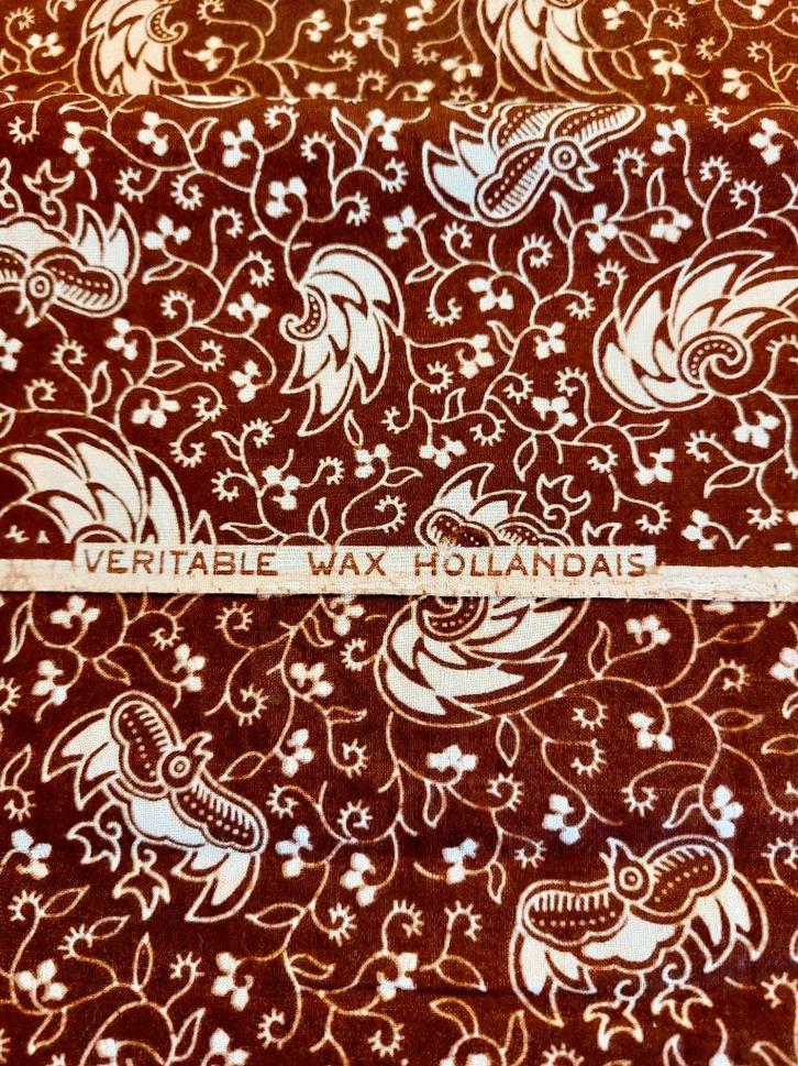 Veritable Wax Hollandais stof, Textiel wasdruk 2 meter, Hobby en Vrije tijd, Stoffen en Lappen, Nieuw, Katoen, 30 tot 120 cm, 200 cm of meer