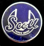 Scott motorcycle schroef speld, Verzamelen, Speldjes, Pins en Buttons, Verzenden, Zo goed als nieuw, Transport, Speldje of Pin