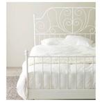 Metalen Bed 160x200 - Gedemonteerd, Ophalen, Gebruikt, Wit, Tweepersoons