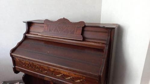 Traporgel, doet het nog. Gratis af te halen., Muziek en Instrumenten, Piano's, Gebruikt, Bruin, Ophalen
