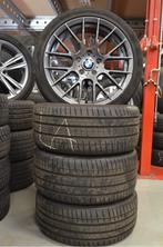 18" BMW E90 F20 Velgen 5x120 breedset + Zomerbanden + TPMS, 18 inch, Gebruikt, Banden en Velgen, Ophalen of Verzenden