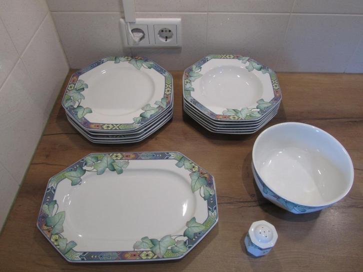 Pasadena Villeroy en Boch serviesdelen, Huis en Inrichting, Keuken | Servies, Zo goed als nieuw, Porselein, Ophalen of Verzenden