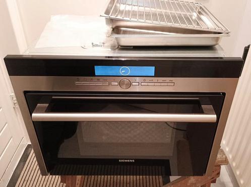 Siemens inbouw Stoomoven 45 cm E-nr: HB26D552 Type: HLHB26-2, Witgoed en Apparatuur, Ovens, Gebruikt, Inbouw, Oven, 45 tot 60 cm