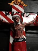 Bad Santa kerstman jezus kruisbeeld silly art, Verzamelen, Beelden en Beeldjes, Nieuw, Ophalen of Verzenden, Dier