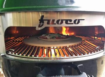 Fuoco Pizza Ring, pizzasteen + schep voor houtskoolbarbeques beschikbaar voor biedingen