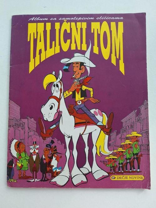 Joegoslavisch verzamelalbum Lucky Luke (compleet), Verzamelen, Stickers, Gebruikt, Strip of Tekenfilm, Ophalen